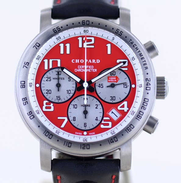 Mille Miglia Chronograph 8915 Rosso Corsa red Dial 40mm Glasboden Racing Limited