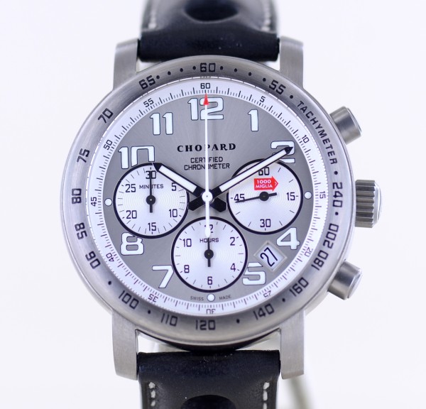 Mille Miglia Chronograph 8915 Racing Silver Dial 40mm Glasboden Racing Limited