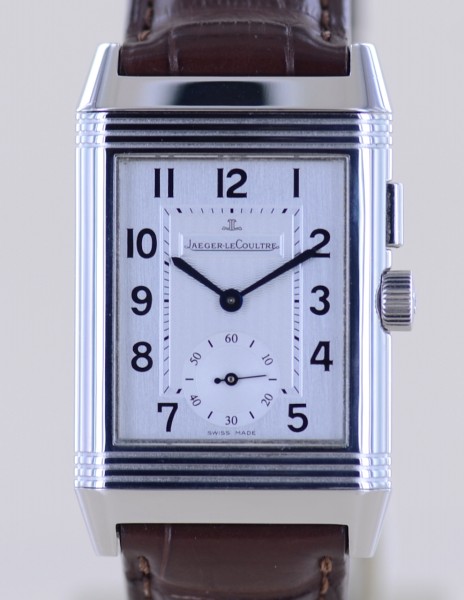 Reverso Duo Face GMT Edelstahl Night & Day black white Grande Taille Top