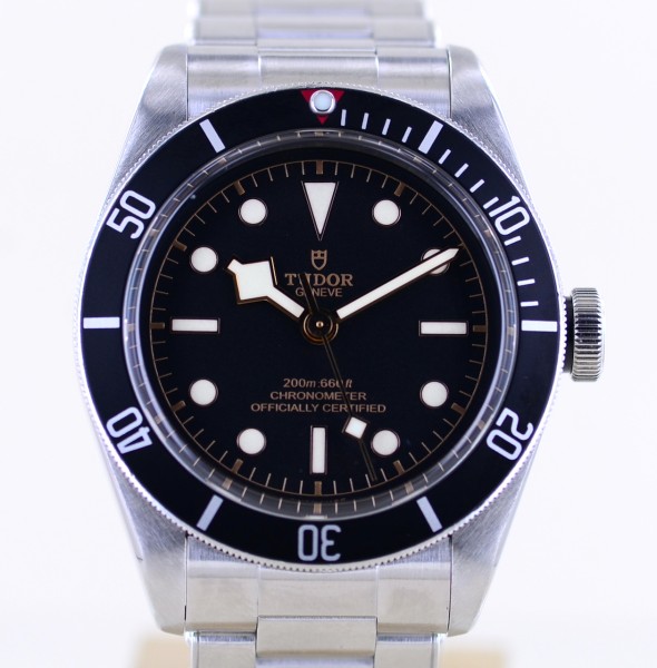 Black Bay Heritage black 41mm Top No-Date Diver Stahlband Automatic