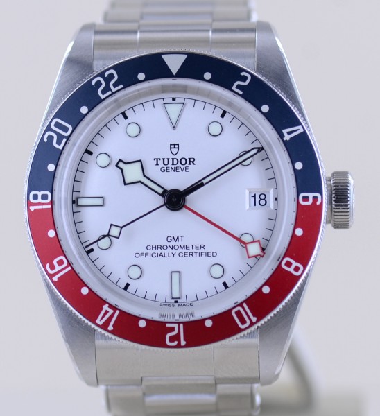 Black Bay GMT RB white Dial Top Heritage Pepsi 2023 B+P Diver Stahlband