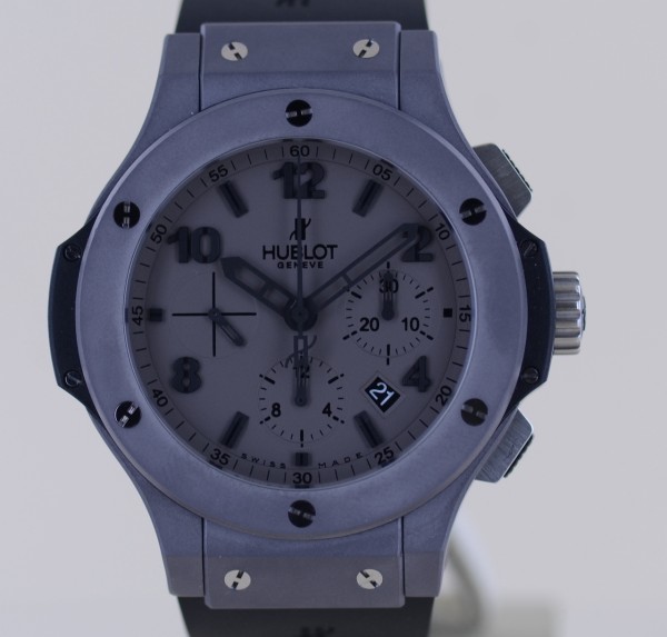 Big Bang Chronograph Tantalum Special Edition Grey Dial Rubber Strap Luxury 44mm