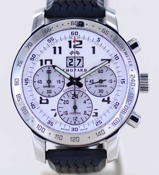 Mille Miglia Chronograph 8934 Jacky Ickx Limited white Dial 40mm Großdatum