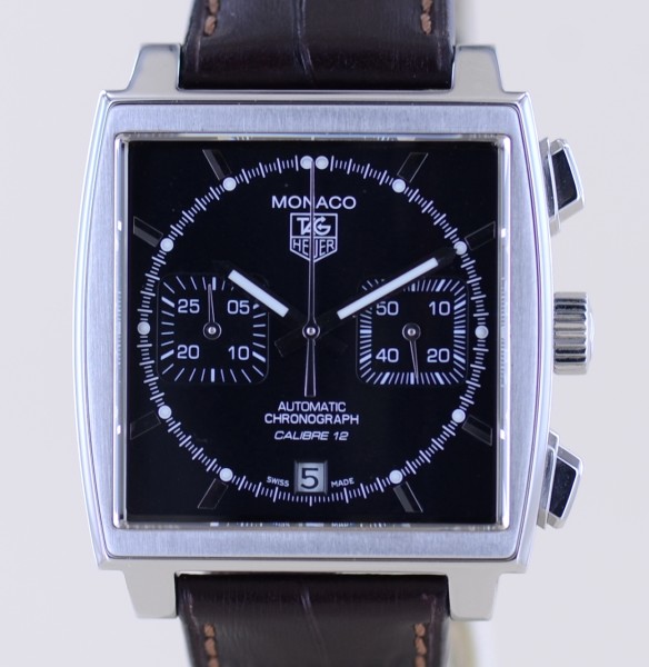 Monaco Chronograph Steve McQueen Automatic Saphir Klassiker Calibre 12 Top B+P