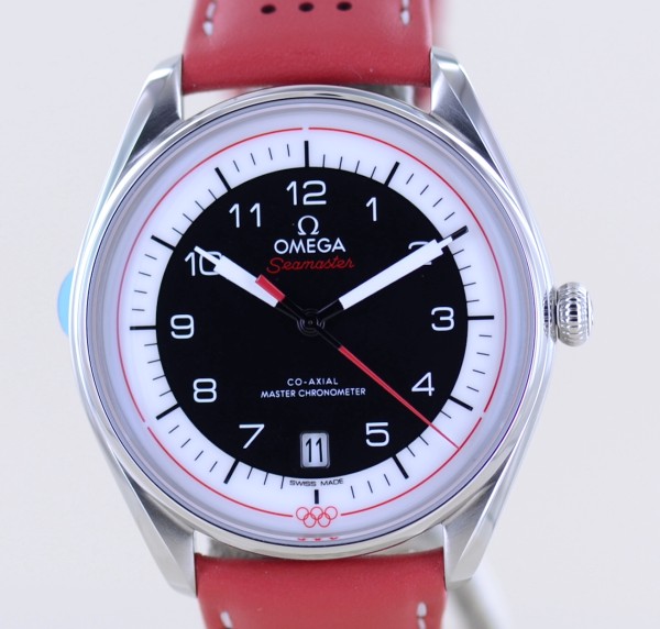 Seamaster Olympischer Zeitnehmer 39.5mm Olympic Master Chronometer red NEU B+P