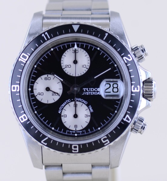 Small Block 79270 black Dial Automatic Oysterdate Chronograph B+P
